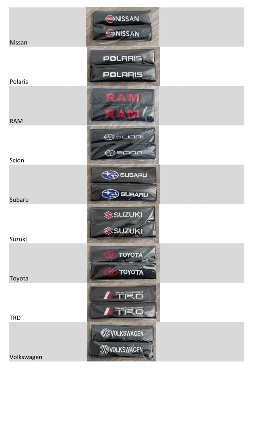 Car Seat Belt Covers