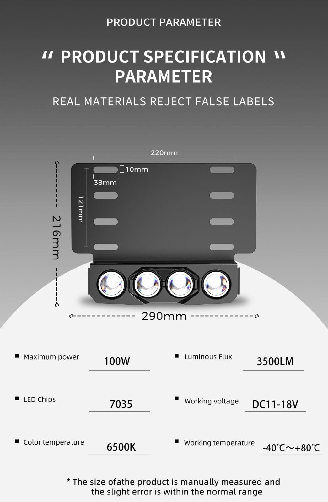License Plate Projector