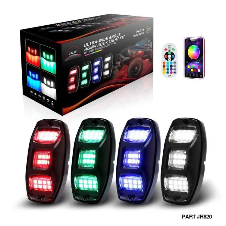 RGB-W Rock lights