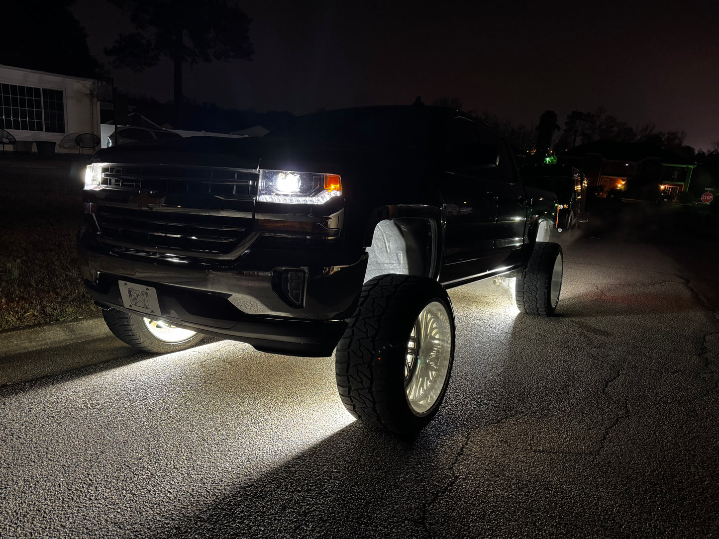 White 4row Wheel lights