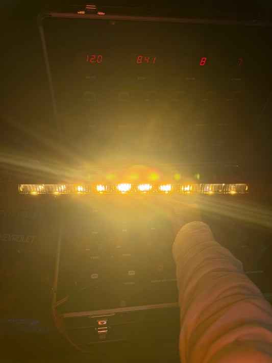 LED Light Bar – White & Amber