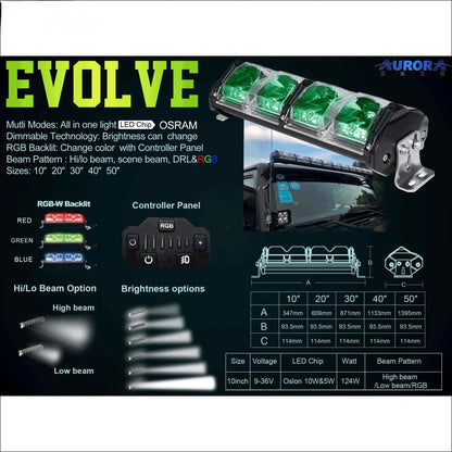 Aurora RGB-W Light Bar